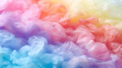 Fototapeta premium colours, colourful, rainbow, background, fluffy, purple, abstract, pink, texture, fantasy, pastel, wallpaper, illustration, blue, cloud, sky, soft, watercolor, light, bright, pattern, cloudscape, clou