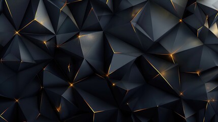 abstract background black dark low poly triangles geometric shapes technical science wallpaper Dark Modern Blended Template Luxury Premium Corporate Abstract Design Template Banner v