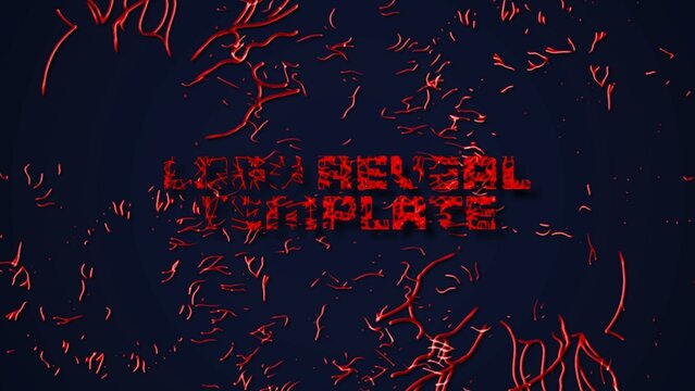 Bloody Scary Text and Logo Reveal Template