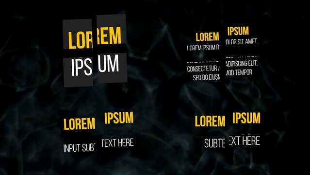 Modern Urban Lower Third Collection (4 templates included)