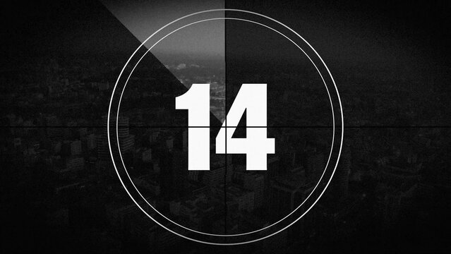 Retro Cinema Classy Countdown Movie Timer