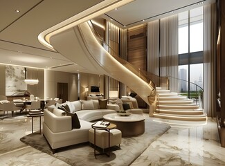 Luxury apartment interior