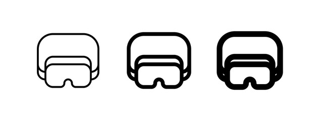 Editable safety goggle, eye protection vector icon. Construction, tools, industry. Part of a big icon set family. Perfect for web and app interfaces, presentations, infographics, etc