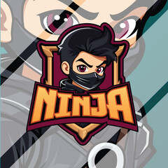 Esport Logo gaming Ninja Boys concept