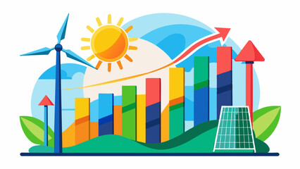 Sustainable Energy Growth Graph with Renewable Resources
