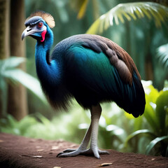 Obraz premium Cassowaries, close up of a bird