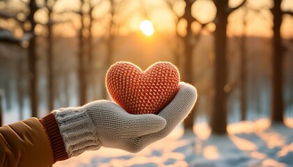 Fototapeta premium hands holding heart