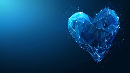 Pulsating Essence, Abstract Geometric Forms Convey Heart Rhythm, Embodying Vitality and Importance in Human Anatomy - A Harmonious Fusion of Healthcare Concepts