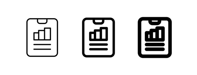 Editable analytic report vector icon. SEO, marketing, business. Part of a big icon set family. Perfect for web and app interfaces, presentations, infographics, etc