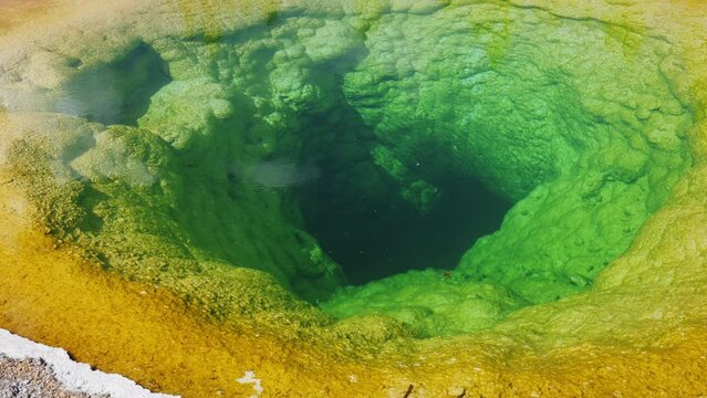 Vibrant Yellowstone Geyser Basin on August 27, 2023