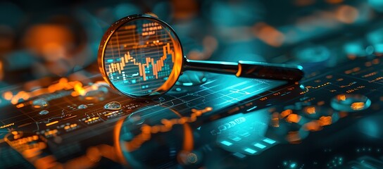 illustration Visualization of stock market data charts. Forex and stock statistics dashboard charts for investment.
an illustration of the income growth of the future investment economy.