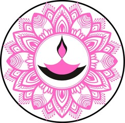 Radiant Diwali Diya Designs:  Stickers, Labels, and Gift Tags , Rangoli