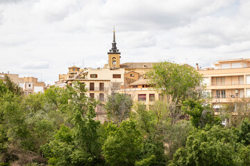 a view of Peralta (Azkoien) city, merindad of Olite, province of Navarra, Spain