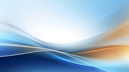 Abstract soft blue wave background. 3d blue background with blue lines curved wavy sparkle with copy space for text. Three-dimensional wave and blue background.