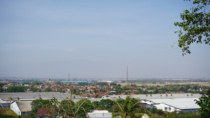 Fototapeta premium an industrial area located in the east Bandung area