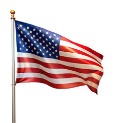 Obraz premium A flag with the word usa on it