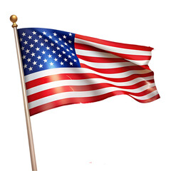 Fototapeta premium A flag with the word usa on it