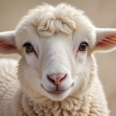 Obraz premium close up of a sheep