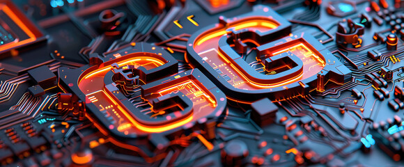 An illustration of the background of advanced 6G technology in the future