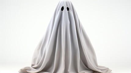 Halloween Ghost White UHD Wallpaper