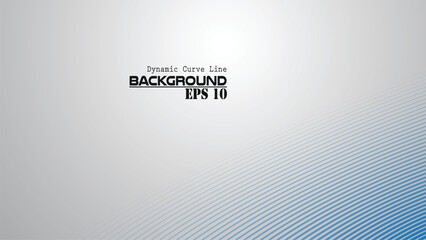 Dynamic curve line abstract background vector image for backdrop or presentation