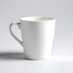 Obraz premium A white cup mockup for print your art