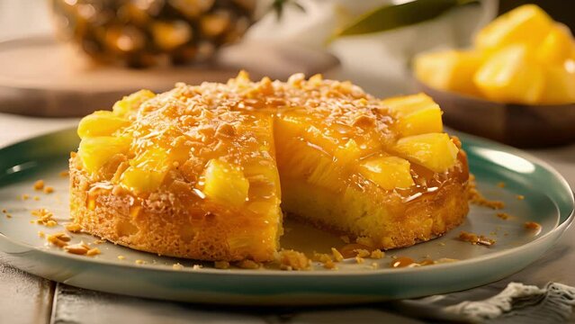 The sweet and tangy flavors of pineapple elevate this classic dessert to new heights making it a crowd favorite at the Pineapple UpsideDown Cake Bakeoff.