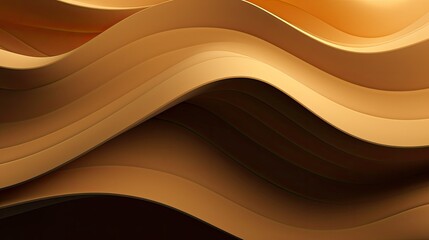 Abstract wallpaper background with smooth and curved lines created by folding paper in the shape of waves
