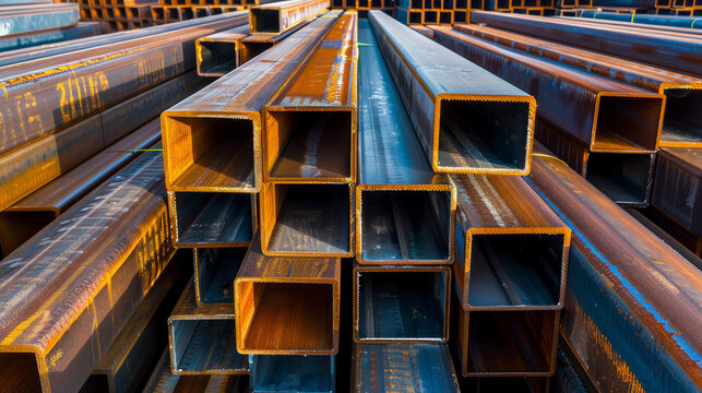 A stack of metal pipes with the numbers 2, 3, 4, 5, 6, 7, 8, 9, 10, 11, 12, 13
