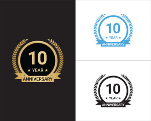 10 Years Anniversary Vector, 10 Years Anniversary Logo