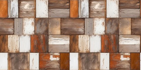 Old wooden seamless background.