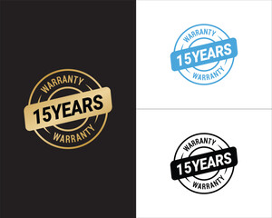 15 Years Warranty Vector, 15 Years Warranty Logo