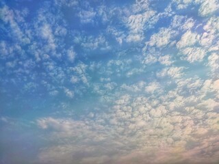 Sky background on sunset. Nature abstract composition