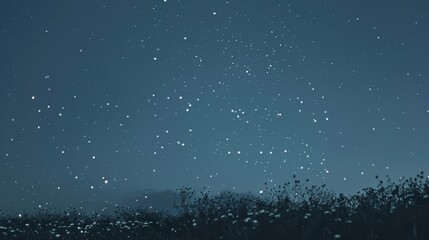 A lone stars glow, symbolizing a minimalist tribute to Memorial Day freedom close up, patriotic honor, ethereal, double exposure with a night sky backdrop