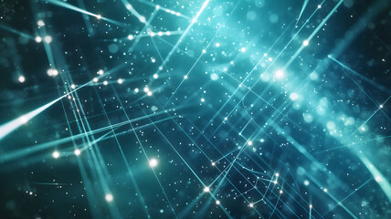 Blue digital binary data on computer screen background wallpaper, digital waterfall, digital wave
