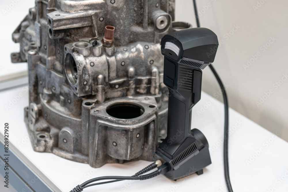 Aufkleber 3d scanner for reverse engineering.
