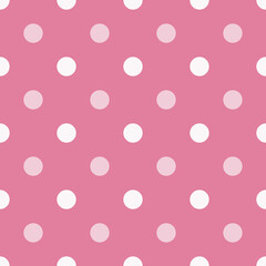 Simple, seamless polka dot background