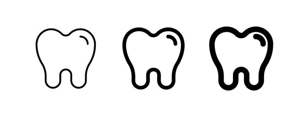 Editable molar, premolar, tooth vector icon. Dentistry, healthcare, medical. Part of a big icon set family. Perfect for web and app interfaces, presentations, infographics, etc