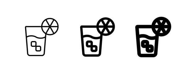 Editable lemonade, orange juice vector icon. Part of a big icon set family. Perfect for web and app interfaces, presentations, infographics, etc