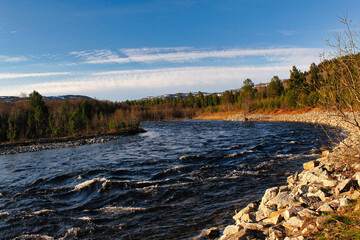 river in autumn