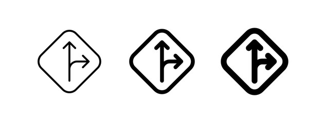 Editable road sign vector icon. Map, location, navigation. Part of a big icon set family. Perfect for web and app interfaces, presentations, infographics, etc