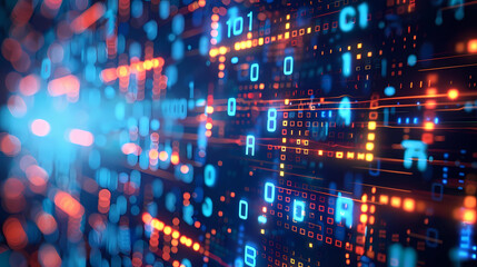 Fototapeta premium Digital Design for Audio and Visual Data