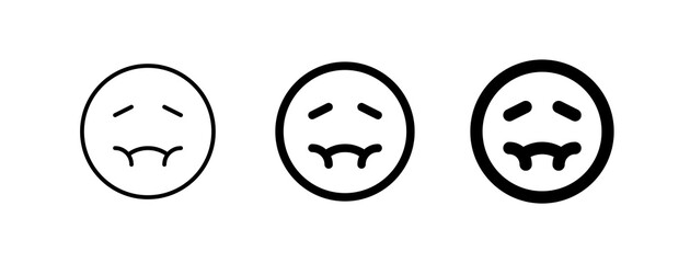 Editable sick, nauseous face vector icon. Part of a big icon set family. Perfect for web and app interfaces, presentations, infographics, etc
