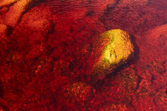 Vibrant Red Waters of Riotinto, Huelva, Spain