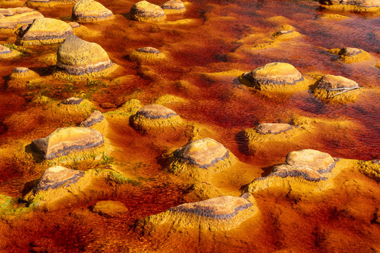 Mars-like landscape at Rio Tinto, Spain
