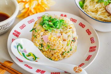 レンチンぱらぱらチャーハン