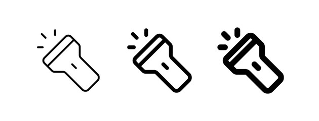 Editable flashlight vector icon. Part of a big icon set family. Perfect for web and app interfaces, presentations, infographics, etc