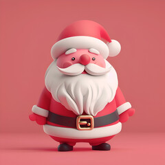 Beautiful santa claus, christmas, year-end party