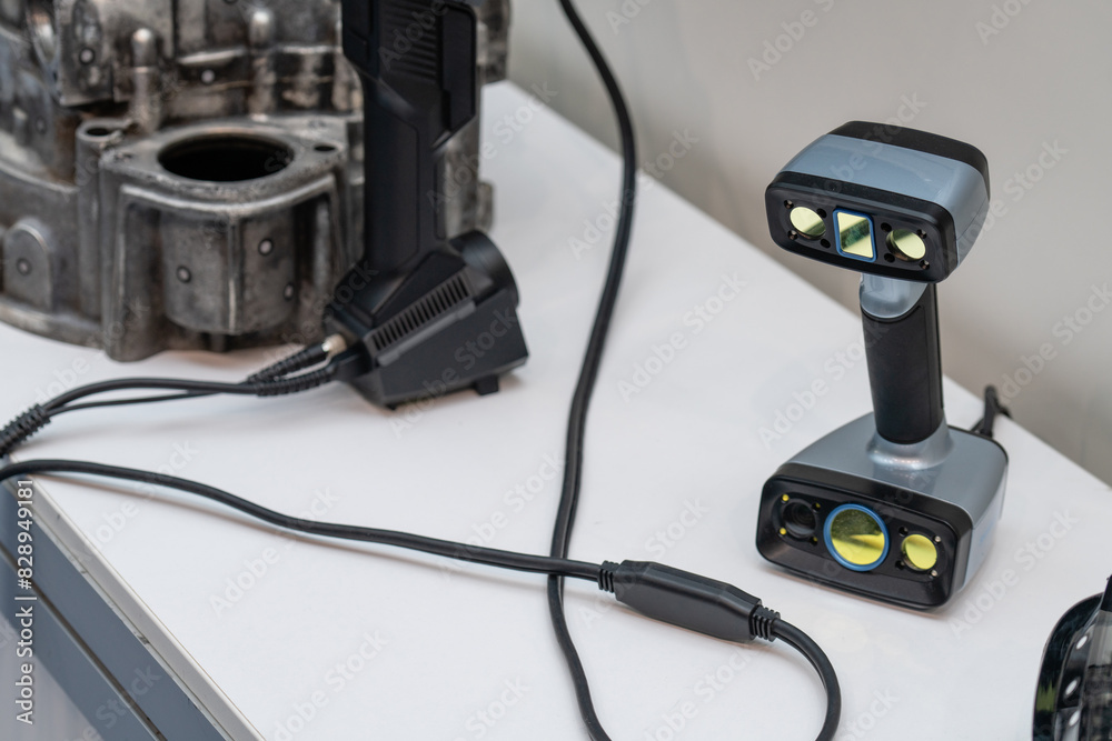 Aufkleber 3d scanner for reverse engineering.