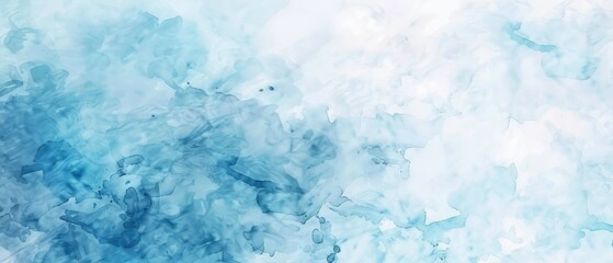 Fototapeta premium abstract light blue watercolor background for design flyer bussines backdrop card invitation template